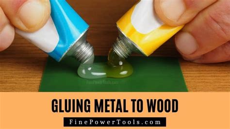 how to attach wood to sheet metal|can you glue wood to metal.